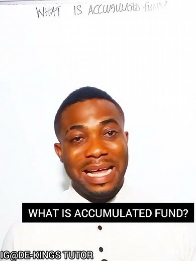 WHAT IS ACCUMULATED FUND #accounting #NPO #ican