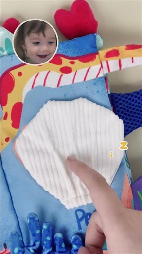 🐳 JoyCat Ocean Baby Book for 0-12 Months | Tummy Time Sensory Cloth Toy