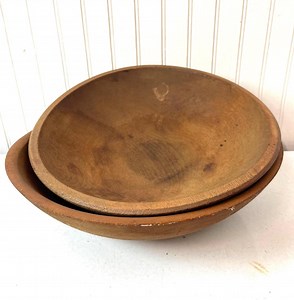 Vintage Dough Bowl, Wood Bowl, Hand Carved Bowl, Rustic Bowl, Farmhouse Kitchen, Rustic Decor OOAK Bowl, Vintage Bowl, French Country - Etsy
