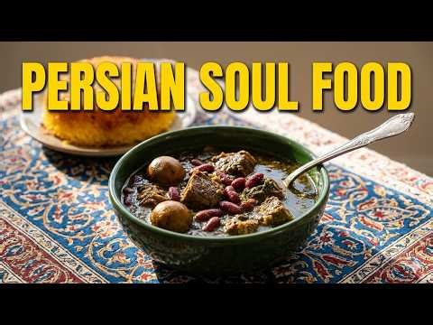The Most Aromatic Persian Herb Stew (Ghormeh Sabzi) 🌿 | POV Cooking ASMR