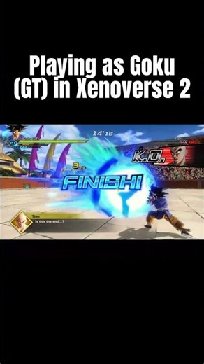 Playing as Goku (GT) in Xenoverse 2 #xenoverse2 #xv2 #dbz #dragonballz #dbzgames #dbgt