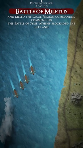 The Battle of Miletus, fought in 412 BCE during the Peloponnesian War, was a significant naval engagement between the Athenian fleet and a coalition of Spartan and Persian forces. The battle was part of a larger struggle for control over the Aegean Sea and the crucial trade routes of Ionia #battleofmiletus #peloponnesianwar #atheniannavy | Kings & Generals