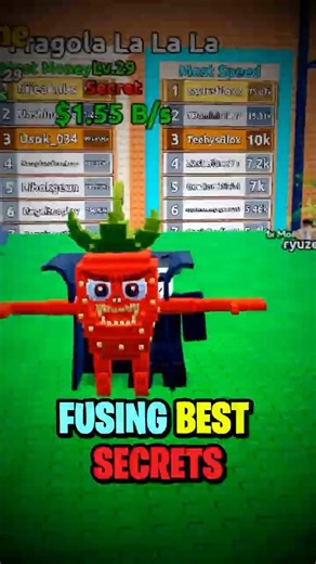 Fusing Best Secrets in Escape Tsunami For Brainrots!