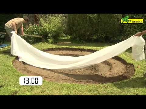 Installation Ubbink liner pond