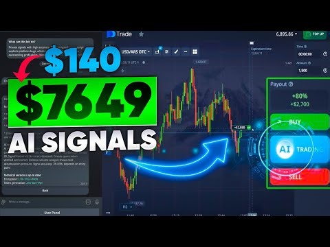 FROM $140 to $7649 with Ai Trading Bot for Pocket Option
