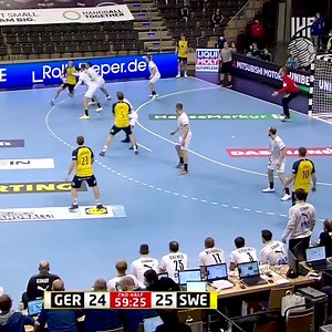 394K views · 859 reactions | We didn't have to wait long for the drama! The very first clash of the #Tokyo2020 qualification delivered a last-second result  Here's how Germany  secured a draw versus Sweden  with seconds on the clock 勞 | International Handball Federation | Facebook