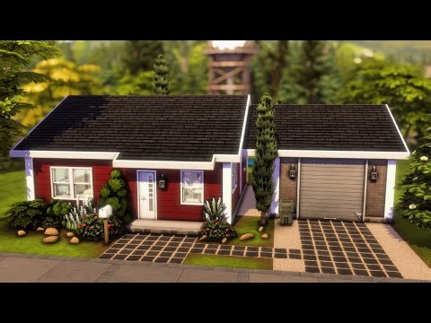 Cozy One Story Starter Home 🏡 The Sims 4 Speed Build | No CC