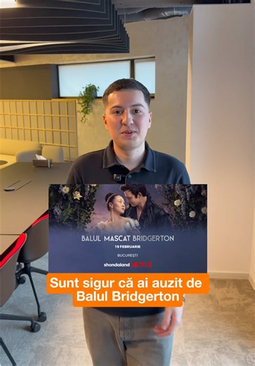 Înscrie-te acum în concurs și poți câștiga una dintre cele 10 invitații duble la Balul Mascat Bridgerton! Intră pe pagina de Facebook Orange, găsește postarea de concurs și urmează pașii din descriere. Ne vedem la bal! 🤩 #orange #reteaua1pentrupasiuniletale #bridgerton #ceamairapidareteafibrasimobil #concurs