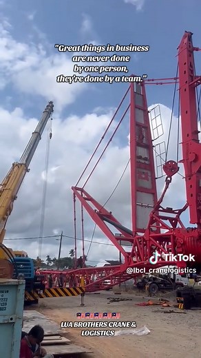 Teamwork is important in the organization..! without a good team we are nothing. #luabrotherscranelogistics #LBCL #lifting #logistics #logistics #transformation #heavyequipment #ConstructionLife #oilandgas #crane #operator #craneoperator #sany #craneoperatormalaysia🇲🇾 #sac6000 #rapid #rapidpengerangjohor #pengerang #telukramunia #johordarultakzim #johor #jdt