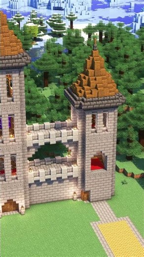 Minecraft Easy Survival Castle🏰 Link in Bio🔗