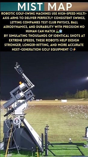 A robot that plays golf faster than a human 😱⛳