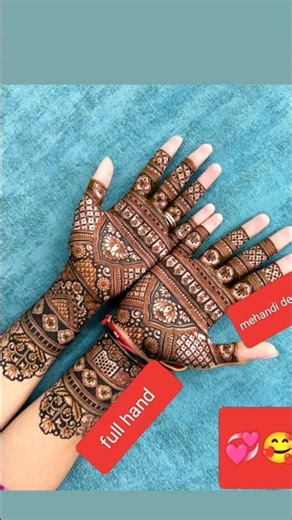 full hand mehendi designs 💞 #youtubeshorts #shorts #mehndi