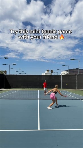 XENIA on Instagram: "Send this to a friend you want to challenge 😎🎾 #tennis #minitennis"