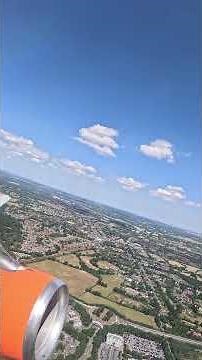 Take off From London Gatwick Airport. Airbus A320 Easyjet