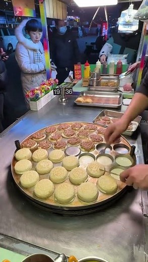 The production process flow of egg burgers.