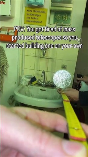 DIY Telescope Mirror #telescope #mirror #diy #newton