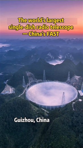👏The world's largest single-dish radio telescope — China's FAST — has undergone a major upgrade. The project will deploy dozens of medium-sized antennas around FAST, forming a giant integrated aperture array with FAST at its core. This innovative design effectively overcomes the inherent spatial resolution limitations of single-dish telescopes, while significantly enhancing overall observational sensitivity. #ChinaTravel #ChinaTech #Guizhou #telescope #FAST #upgrade Guizhou, China Live in Guizh