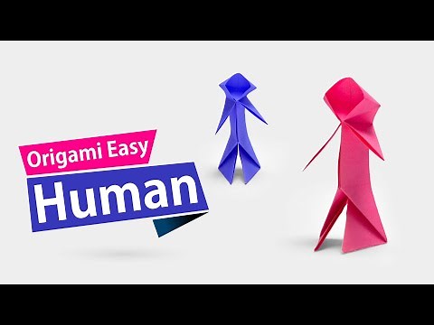 How to Make Origami Human - Origami Person