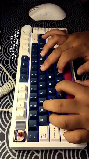 Leobog Hi75C with MMD Princess V3 Linear Switches #mechanicalkeyboard