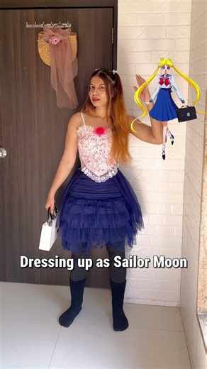 Dressing Up as Sailor Moon💙🌙 #sailormoon #animegirl #animefandom