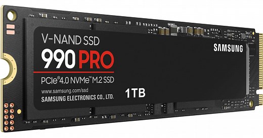 Samsung 1TB 990 PRO PCIe 4.0 x4 M.2 Internal SSD