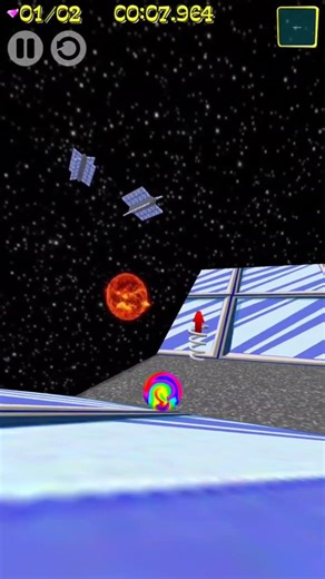 Marble Blast Web - Satellites Speedrun #shorts #viral #gaming