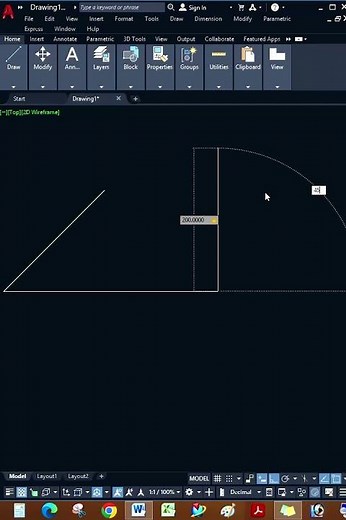 Draw Lines at Precise Angles in AutoCAD-17 ! #autocad #autocadtips