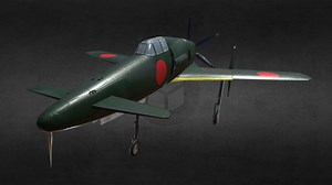 J7W Kyushu Shinden - 3D model by Kalvin Goodlow (@kgoodlow)