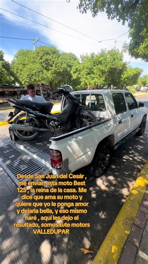 Pintura y Calcomanías para Moto Best 125 en Valledupar