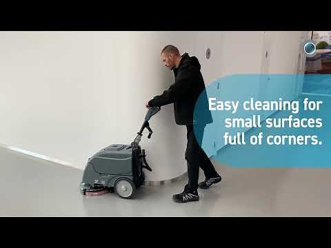 ICE i15B - The compact auto scrubber solution.