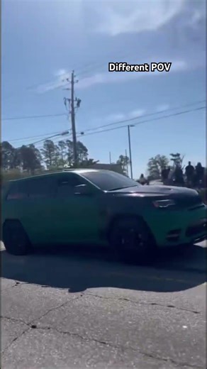 Another POV of Brutal SRT Jeep leaving C&C
