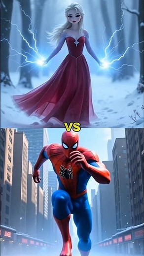 Elsa VS Spider-man Fight💥 ( Elsa, Spider man, joker, Pikachu, princess queen, Frozen)