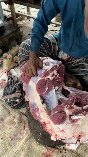 Cow's meat processing skills