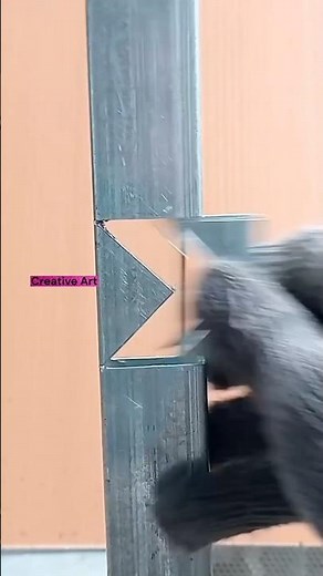 effective technique for 90⁰ obtuse angles on square metal..