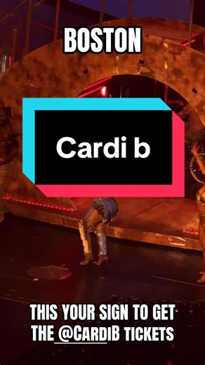 @Cardi B bday twin was amazingggg at @TD Garden #cardibconcert #cardib #boston #concert #littlemissdramatourcardib