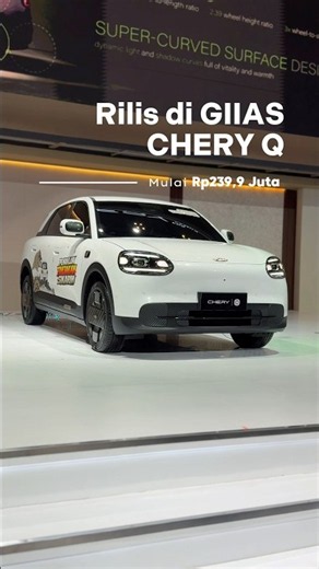 Chery Q kini punya harga resmi. Hadir dalam 2 varian termurah Rp239,9 juta. #cheryq #chery #giias