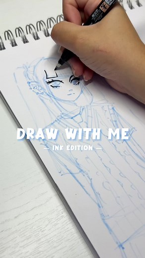 Inktober Art Process: Drawing with Black Ink - October Aesthetic