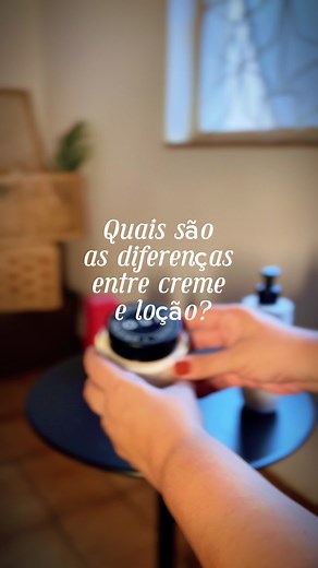 Diferença entre creme e loção hidratante