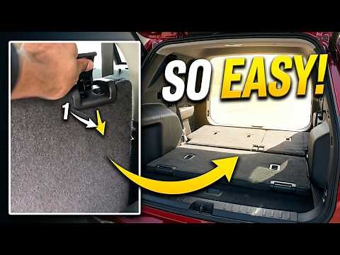 Chevrolet Equinox – how to lay down rear seats flat