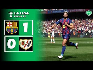✅ Barcelona consiguió un TRIUNFO CLAVE vs Rayo para seguir siendo EL ÚNICO LÍDER de La Liga 🏆