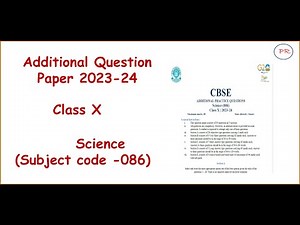 CBSE Class - 10 Additional practice questions Science 23 -24| Class 10 CBSE