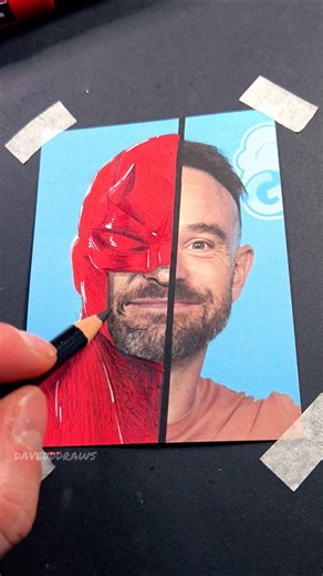 Drawing Daredevil 😄