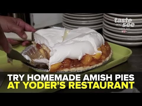Try homemade Amish pies at Yoder's Restaurant & Amish Village