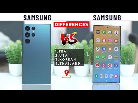 Samsung Vs Samsung? Difference between USA vs Korean Vs TRA Versions