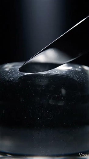 A Glass Shortcake That Cuts Silently