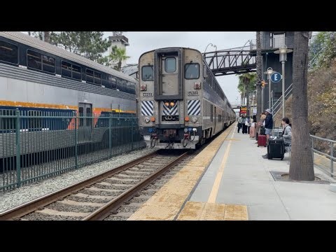Railfanning San Diego county- hornshows and fast trains!