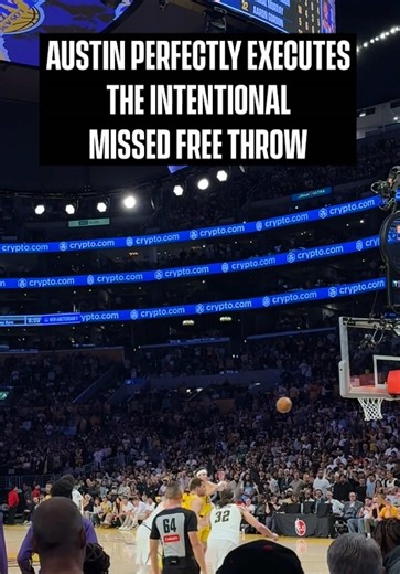 The Perfect Intentional Miss by the Lakers