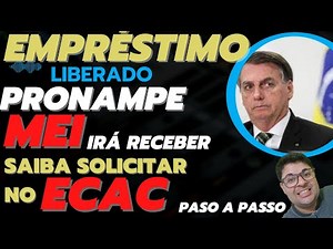 Pronampe empréstimo para Pequenas Empresas e Mei /Como compartilhar os dados do eCAC para seu BANCO