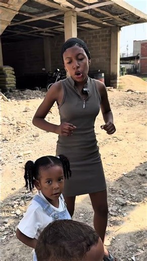 Isabella and her cousin take the ball