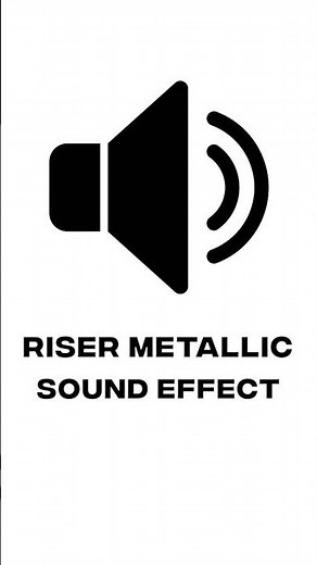 Riser Metallic Sound Effect #shorts